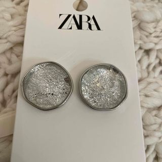 ザラ(ZARA)のZARAの大ぶりシルバーピアス(ピアス)