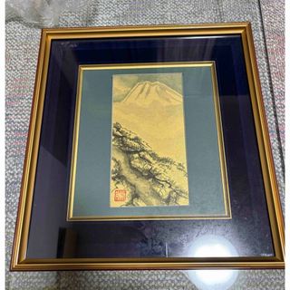 老松と富士　大橋勝二　絵画　画歴　証明書　限定品　富士山　アート　芸術品　希少(絵画/タペストリー)