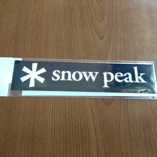 スノーピーク(Snow Peak)のアウトドア 転写 ステッカー ホワイト(その他)