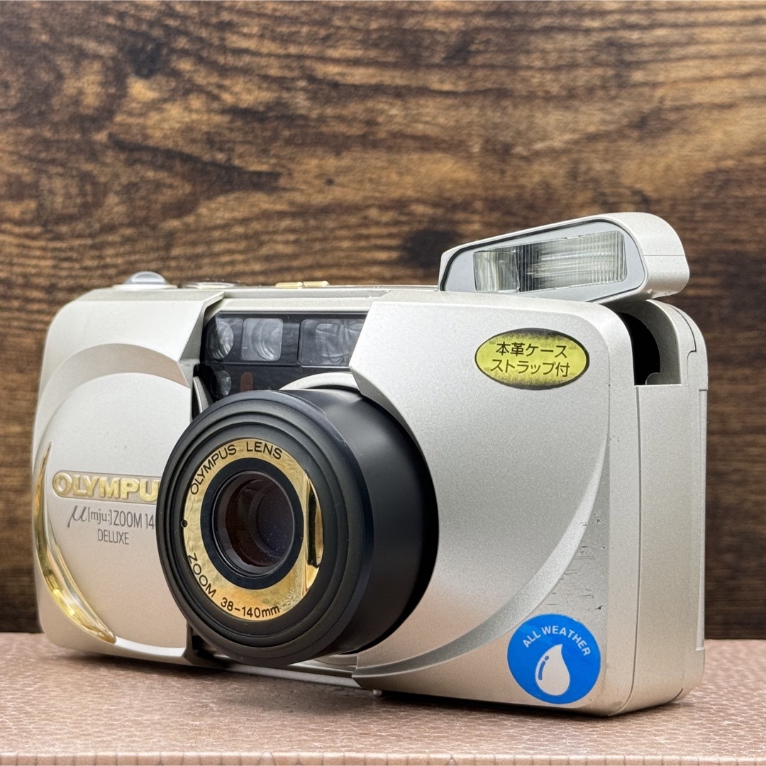 フィルムカメラ　OLYMPUS μ ZOOM 140 deluxe 動作品カメラ初心者