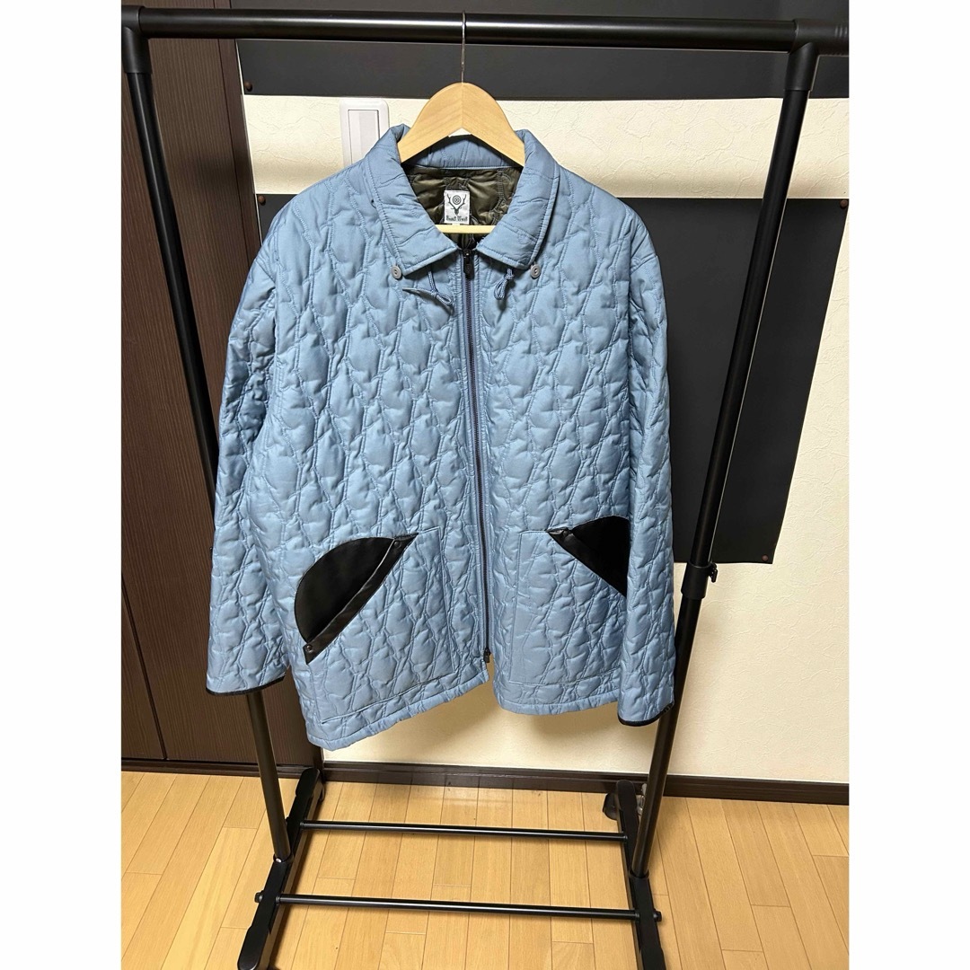 S2W8(エスツーダブルエイト)のSouth2 West8 Quilted Jacket -水色 / XL メンズのジャケット/アウター(ブルゾン)の商品写真