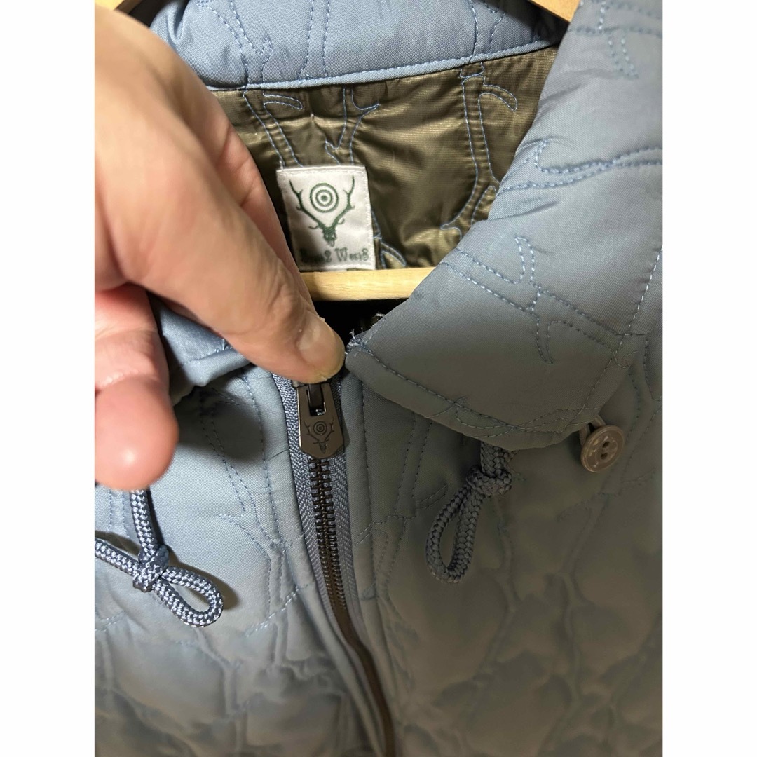 S2W8(エスツーダブルエイト)のSouth2 West8 Quilted Jacket -水色 / XL メンズのジャケット/アウター(ブルゾン)の商品写真