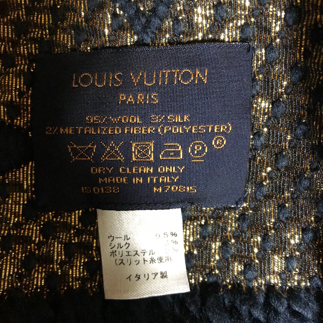 LOUIS VUITTON(ルイヴィトン)の確実正規！新品ヴィトンマフラー　 レディースのファッション小物(マフラー/ショール)の商品写真