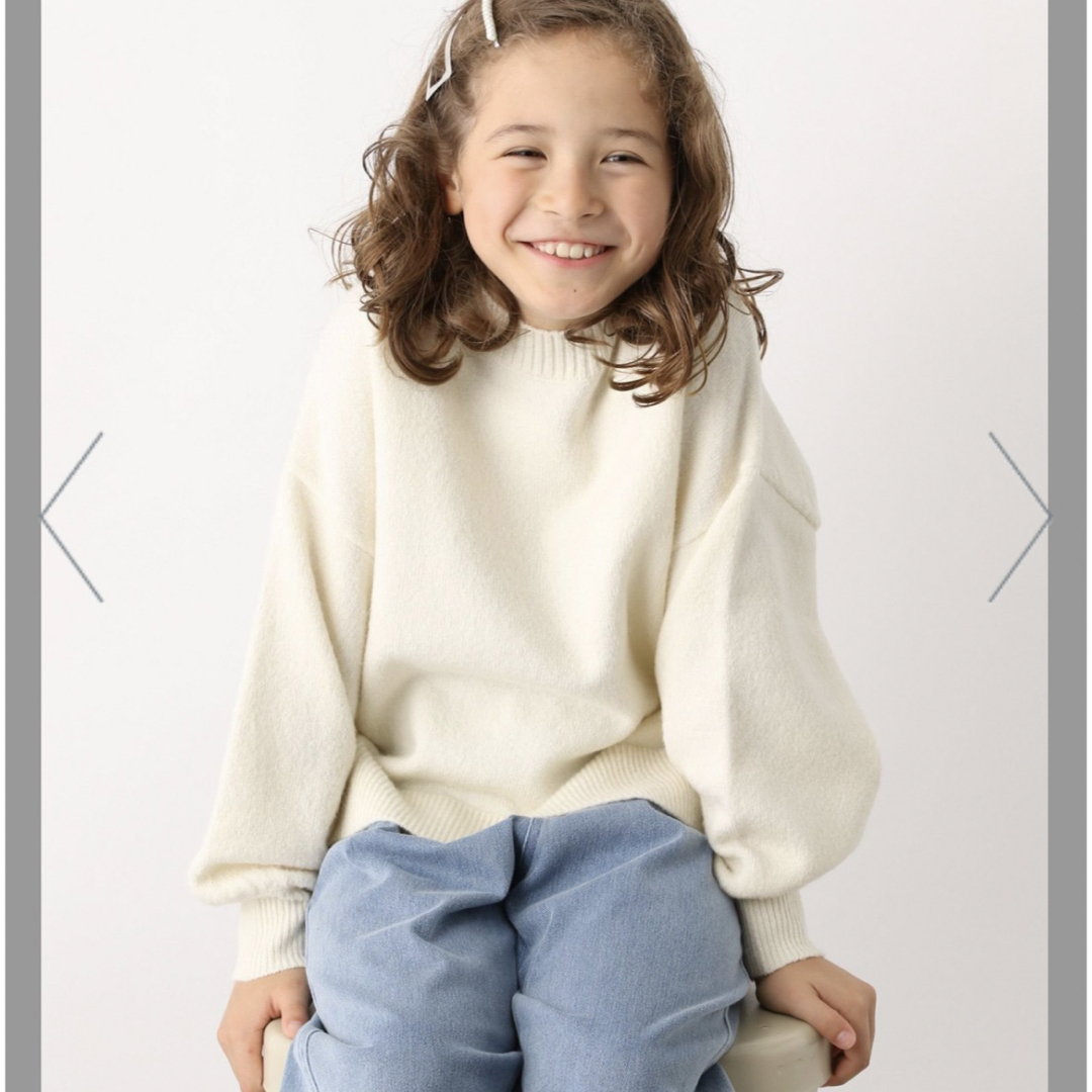 GLOBAL WORK(グローバルワーク)のキッズニット150 グローバルワーク キッズ/ベビー/マタニティのキッズ服女の子用(90cm~)(ニット)の商品写真