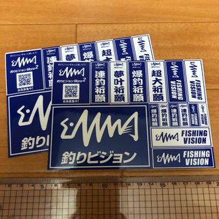 【非売品】釣りビジョン　ステッカーシート（2枚セット）(その他)