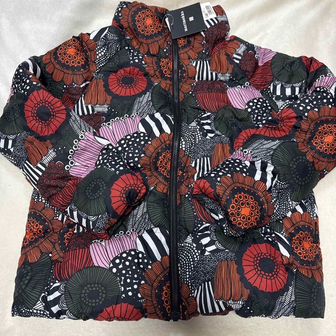 marimekko(マリメッコ)のマリメッコ　ユニクロウルトラダウン キッズ/ベビー/マタニティのキッズ服女の子用(90cm~)(ジャケット/上着)の商品写真