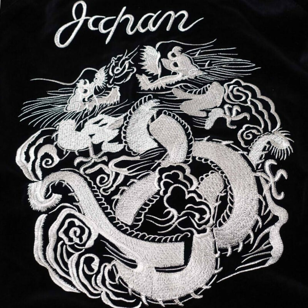 ジャパネスク/龍×鷹虎龍/別珍スカジャン/JSKJ-006/花旅楽団 ジャパネスク/龍×鷹虎龍/別珍スカジャン/JSKJ-006/花旅楽団