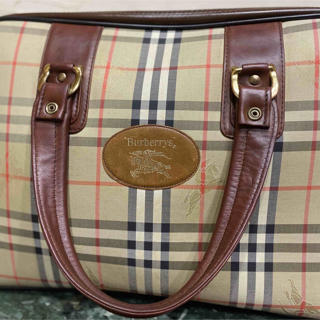 BURBERRY(バーバリー)のVintage Burberrys ボストンバッグ 旅行鞄 ヴィンテージバッグ メンズのバッグ(ボストンバッグ)の商品写真