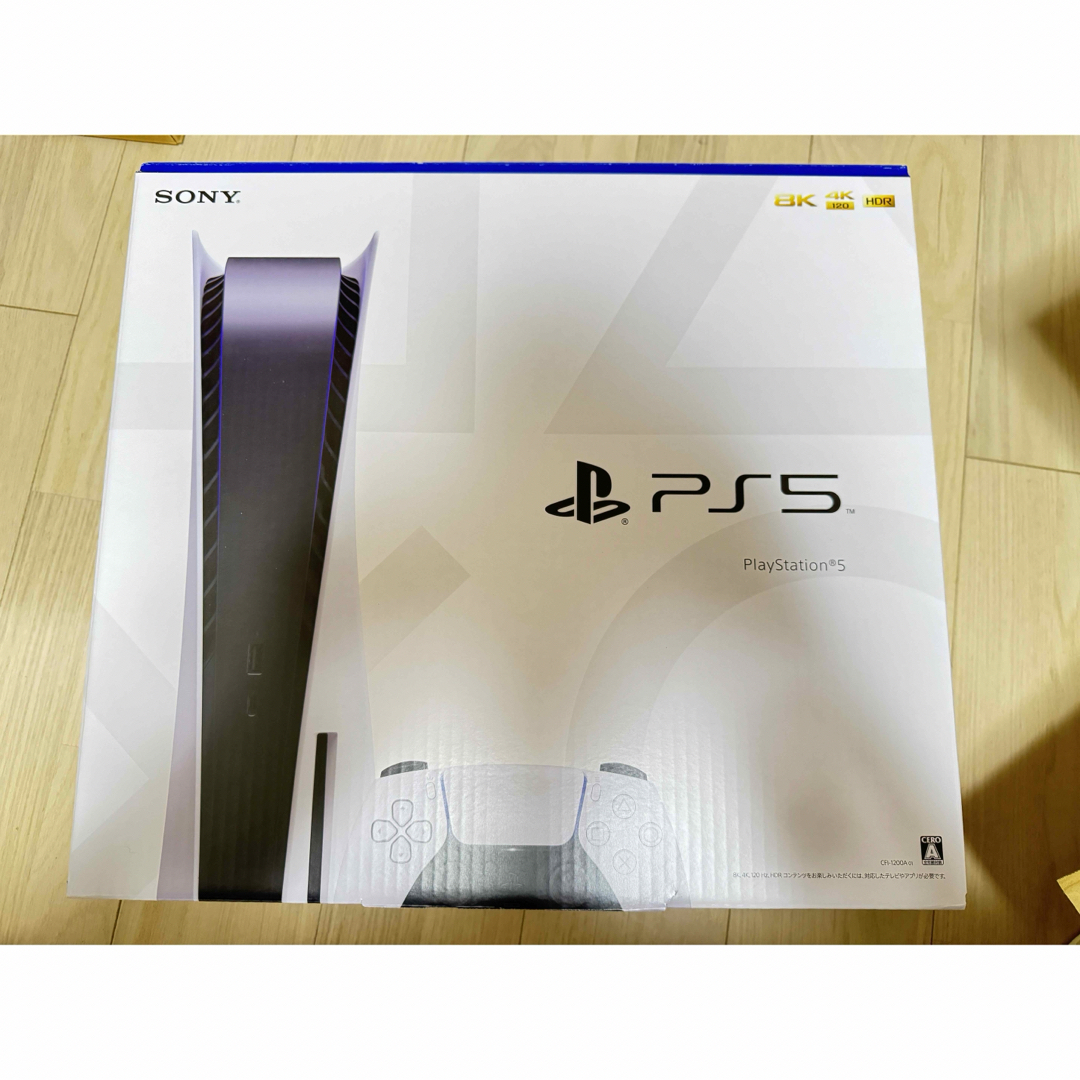 PlayStation(プレイステーション)のプレイステーション5 プレステ5 PS5 本体　CFI-1200A01新品未開封 エンタメ/ホビーのゲームソフト/ゲーム機本体(家庭用ゲーム機本体)の商品写真