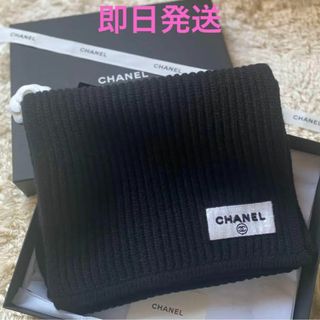 シャネル(CHANEL)の【即日発送】CHANEL ブラック　スパンコール　マフラー(マフラー/ショール)