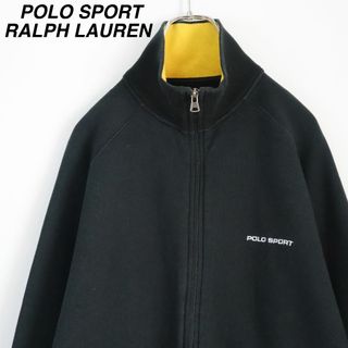 ポロラルフローレン(POLO RALPH LAUREN)の【希少】ポロスポーツ ラルフローレン／スウェット　刺繍ロゴ　ジップアップ　裏起毛(スウェット)