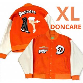 ドンケア DONCARE サイズ:XL ワッペンデザインスタジャンブルゾン(スタジャン)