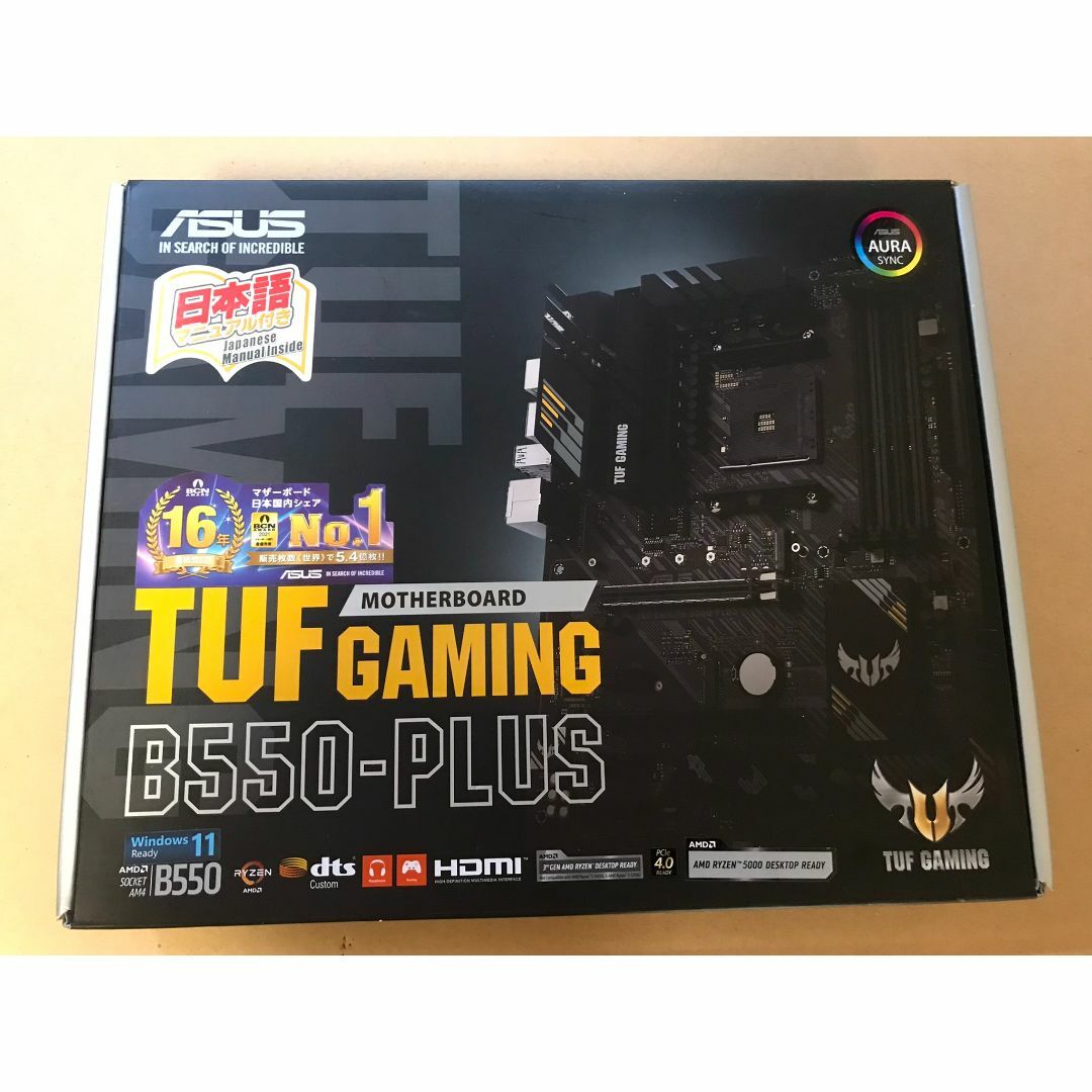 DDR4メモリースロット数【難あり】ASUS TUF GAMING B550 PULS