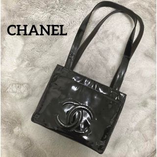 CHANEL シャネル パテントレザーヴィンテージシャネルリュック本物ジャンク品