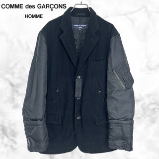 コムデギャルソンオム(COMME des GARCONS HOMME)の【レア】コムデギャルソンオム 05AW MA-1ドッキング テーラードジャケット(テーラードジャケット)