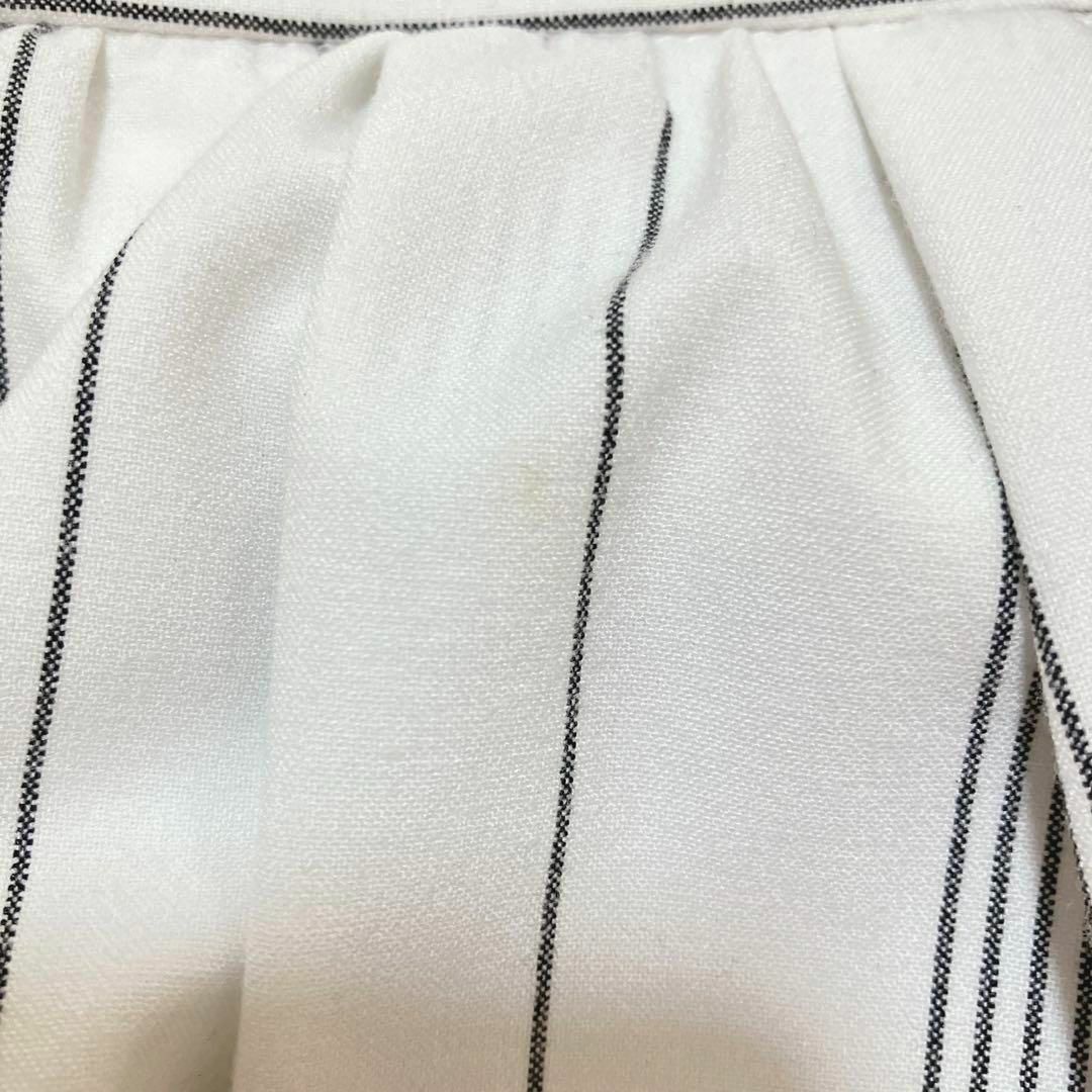 Discoat(ディスコート)の【M】ディスコート　膝丈スカート　ストライプ　フレア レディースのスカート(ひざ丈スカート)の商品写真