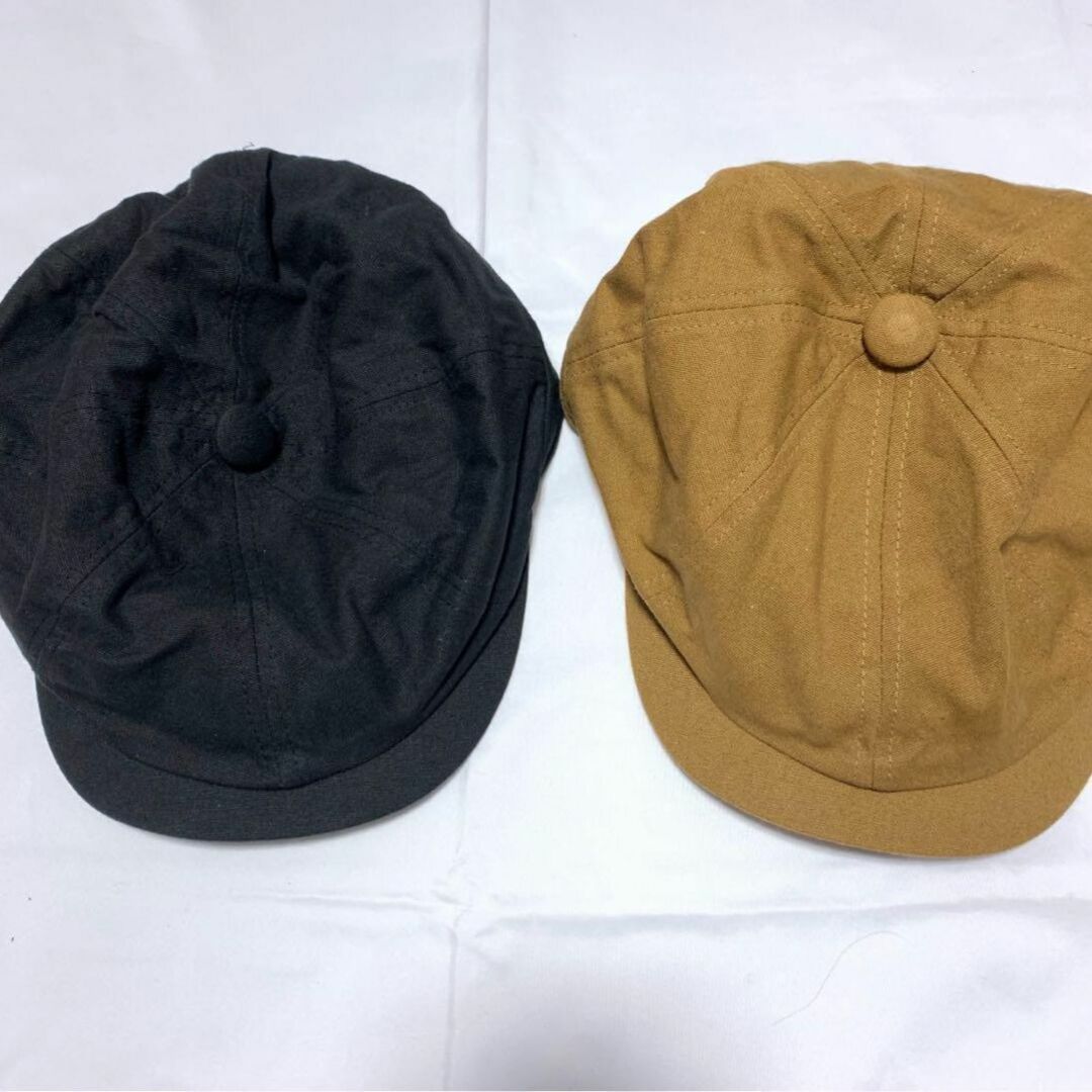 キャスケット ハンチング 帽子 ハンチング帽 ブラック 人気 メンズ ハット メンズの帽子(ハンチング/ベレー帽)の商品写真