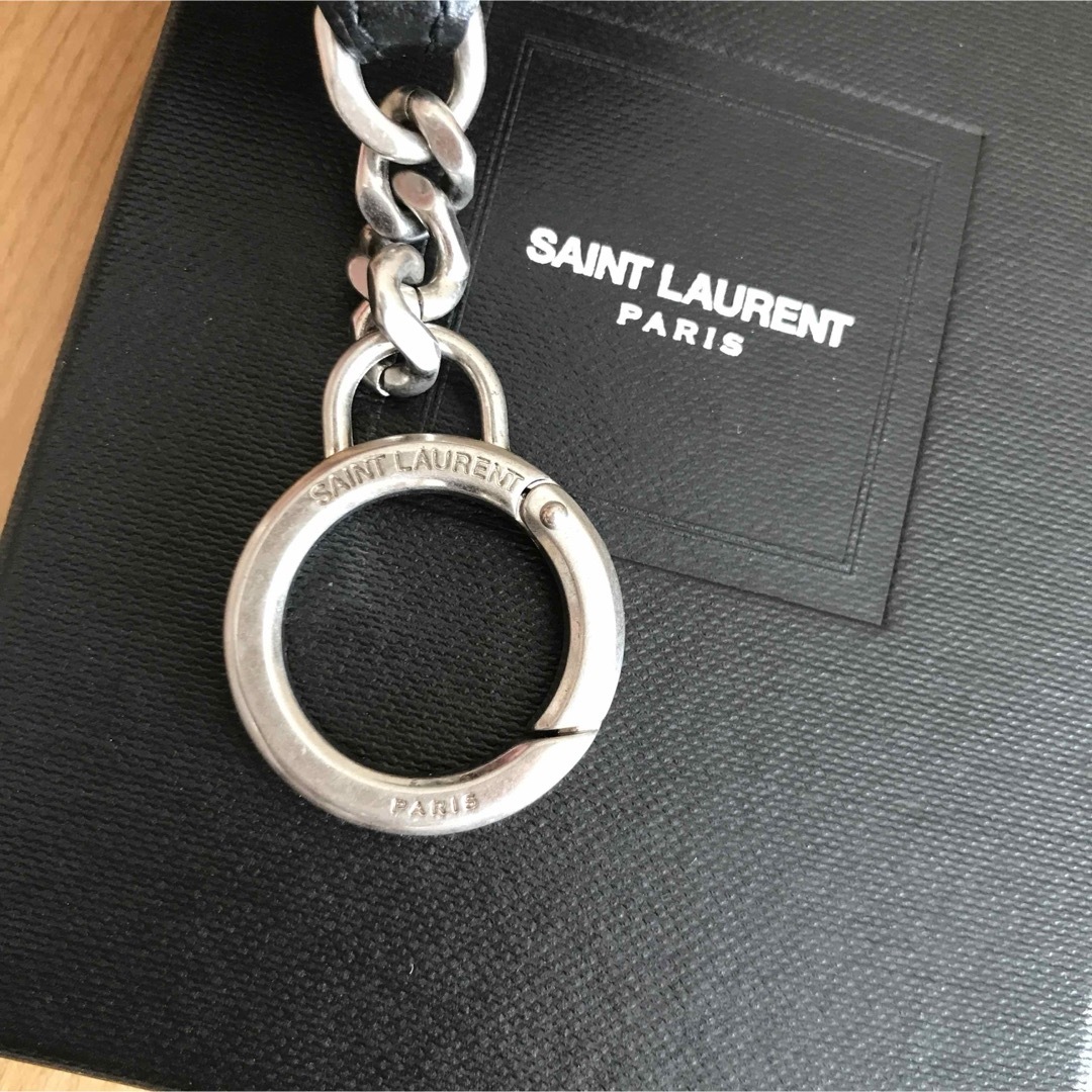 SAINT LAURENT - サンローラン キーホルダー キーリング バッグ SAINT LAURENT - サンローラン キーホルダー キーリング バッグ