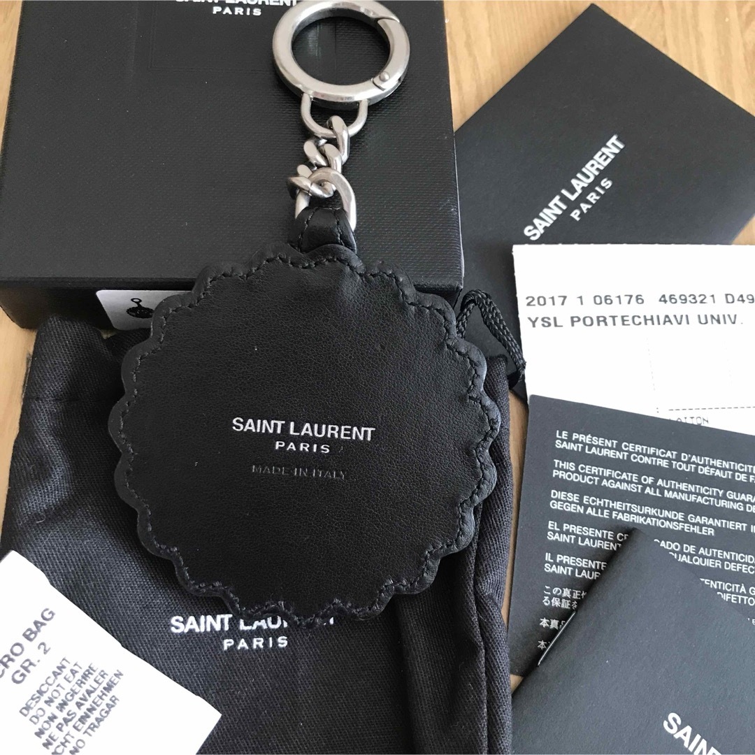 SAINT LAURENT - サンローラン キーホルダー キーリング バッグ SAINT LAURENT - サンローラン キーホルダー キーリング バッグ