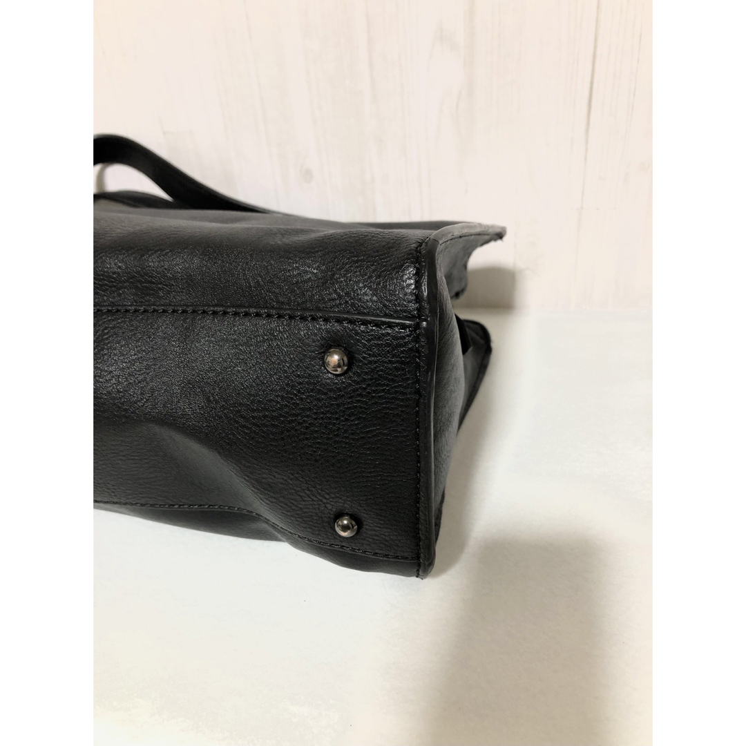 【極美品】 ゲス 2Wayショルダーバッグ BLACK 黒