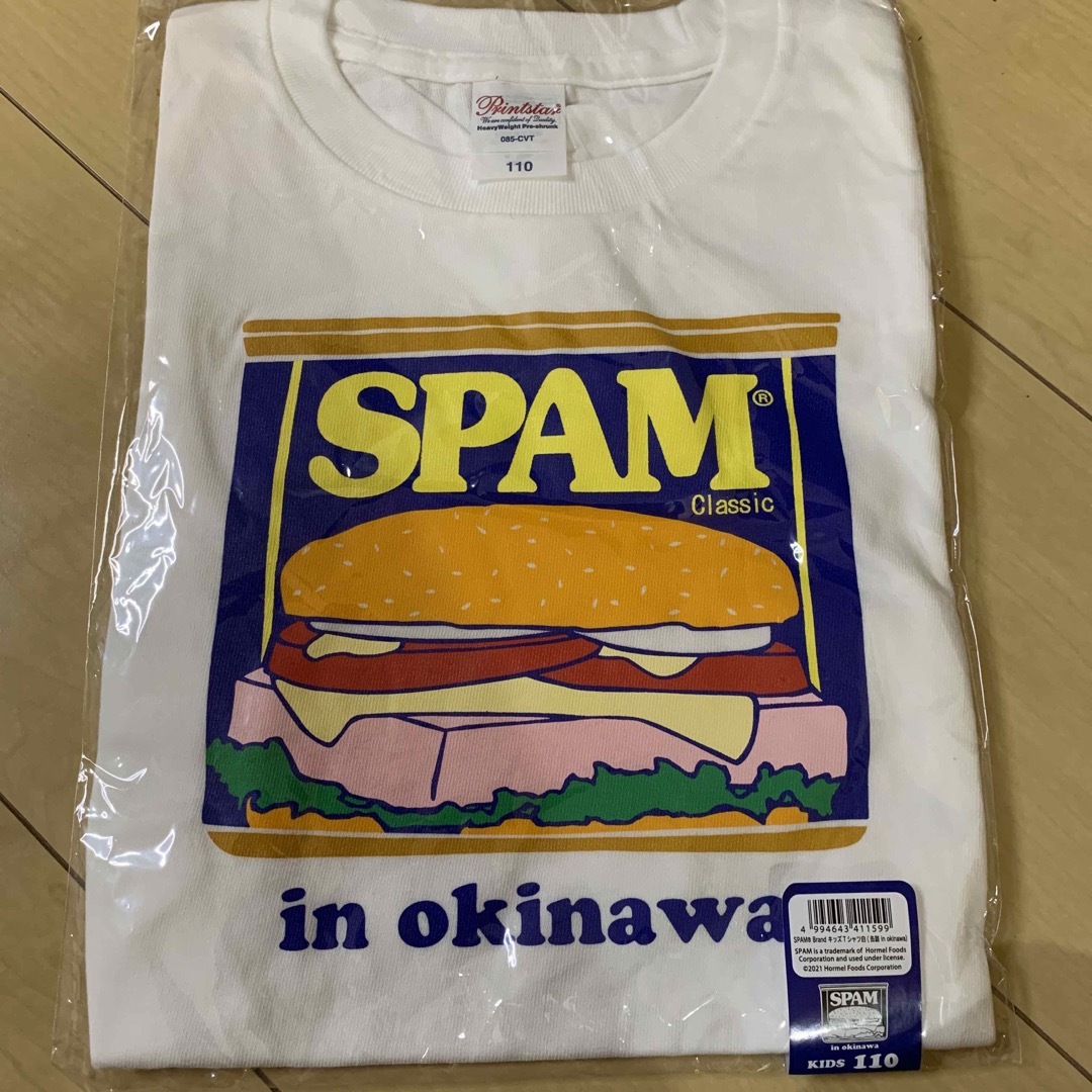 沖縄限定　SPAM   KIDS 110  Ｔシャツ キッズ/ベビー/マタニティのキッズ服男の子用(90cm~)(Tシャツ/カットソー)の商品写真