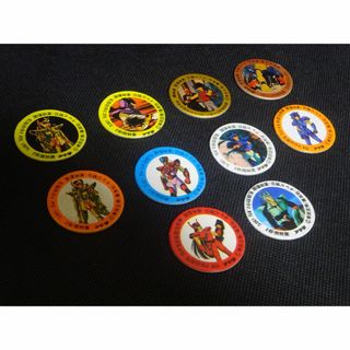 聖闘士星矢・丸メンコ（小）10枚セット 昭和レトロ 当時物 駄菓子屋(その他)