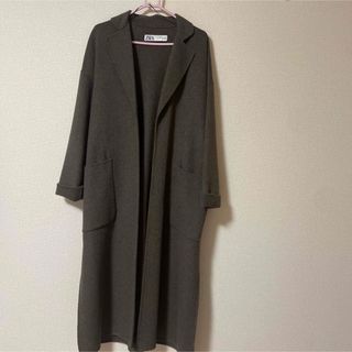 ザラ(ZARA)のZARA ウールロングコート　美品(ロングコート)