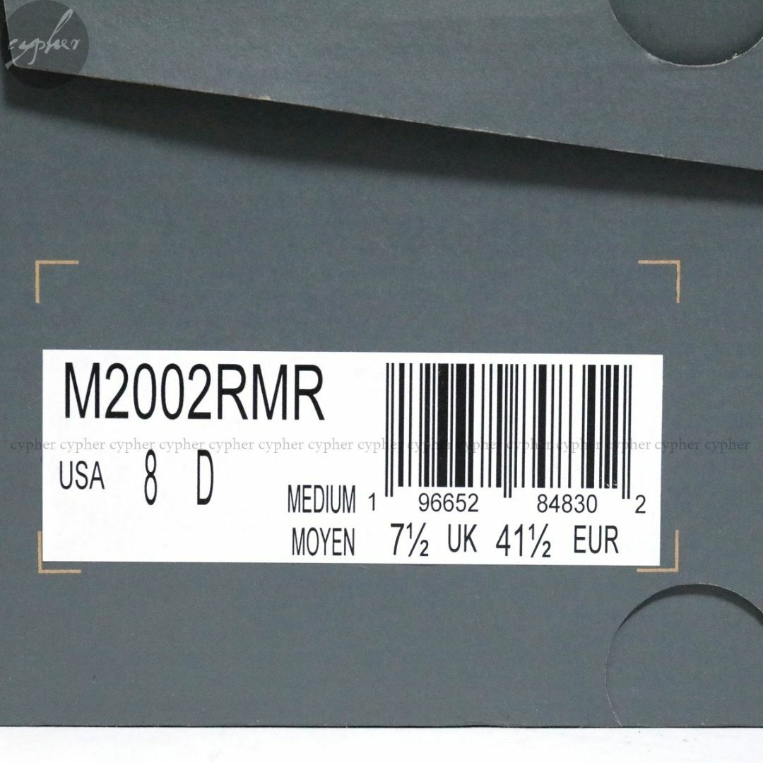 New Balance(ニューバランス)の26cm 新品 NEW BALANCE M2002RMR ミュール サンダル 黒 メンズの靴/シューズ(サンダル)の商品写真