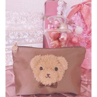 メゾンドフルール(Maison de FLEUR)の早い者勝ち♡レア♡定価以下♡ベア♡リボン♡姫系♡ピンク♡ロリータ♡ポーチ♡くま(ポーチ)