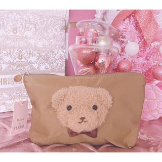 メゾンドフルール(Maison de FLEUR)の早い者勝ち♡レア♡定価以下♡ベア♡リボン♡姫系♡ピンク♡ロリータ♡ポーチ♡くま(ポーチ)