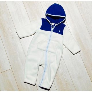 ベビーギャップ(babyGAP)のベビーギャップ★新品 バイカラー ブラナンベア アウター ボア カバーオール(カバーオール)