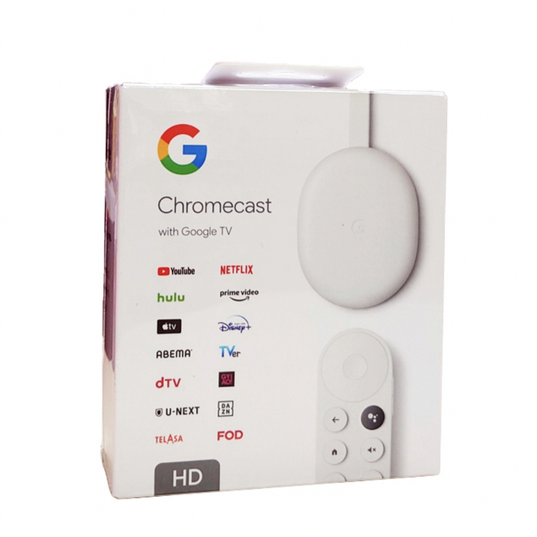 CHROME(クローム)の【新品未使用】Chromecast with google tv スマホ/家電/カメラのテレビ/映像機器(その他)の商品写真