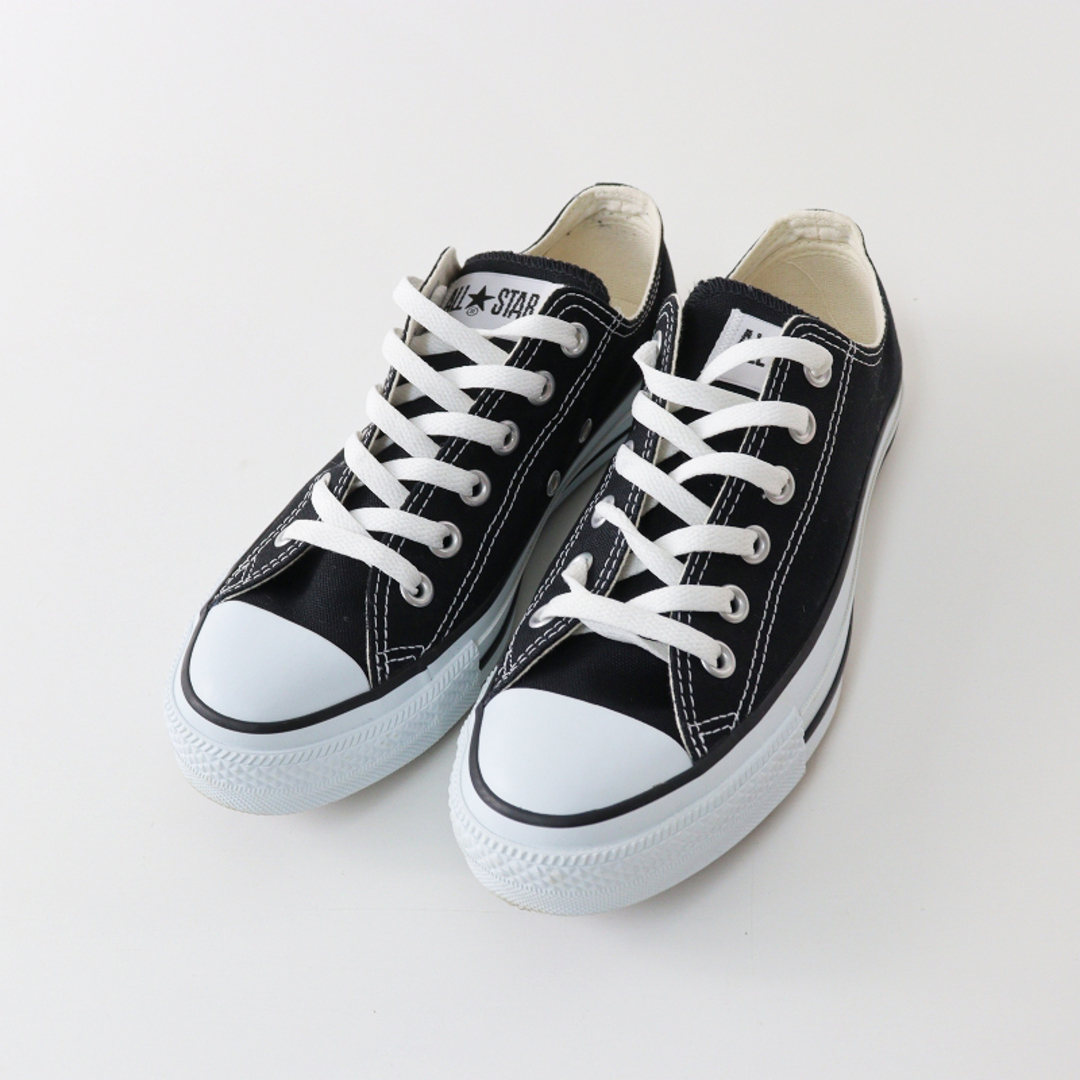 CONVERSE(コンバース)のコンバース CONVERSE M9166 CANVAS ALL STAR OX オールスター ローカットスニーカー 24.5/ブラック【2400013671378】 レディースの靴/シューズ(スニーカー)の商品写真