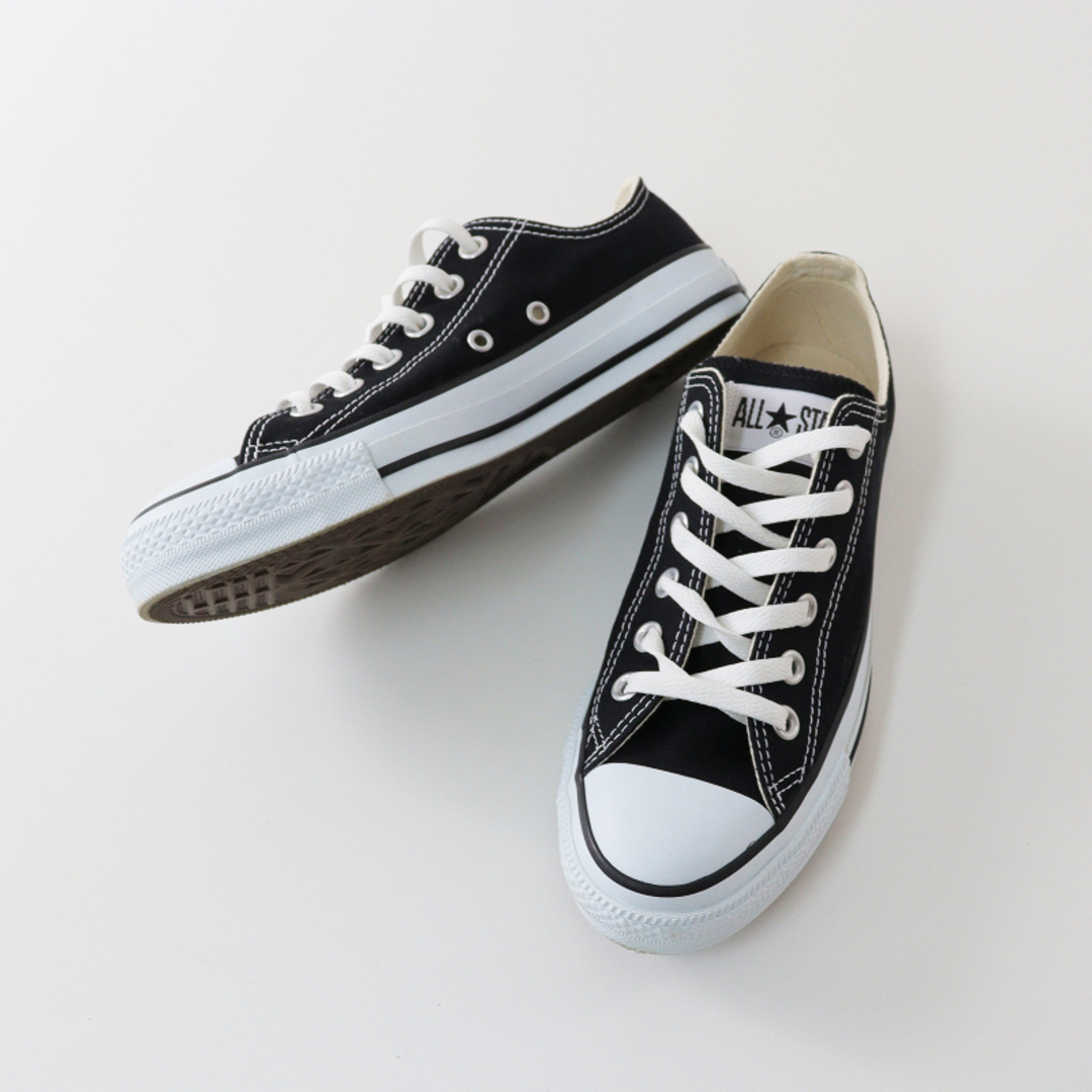 CONVERSE(コンバース)のコンバース CONVERSE M9166 CANVAS ALL STAR OX オールスター ローカットスニーカー 24.5/ブラック【2400013671378】 レディースの靴/シューズ(スニーカー)の商品写真