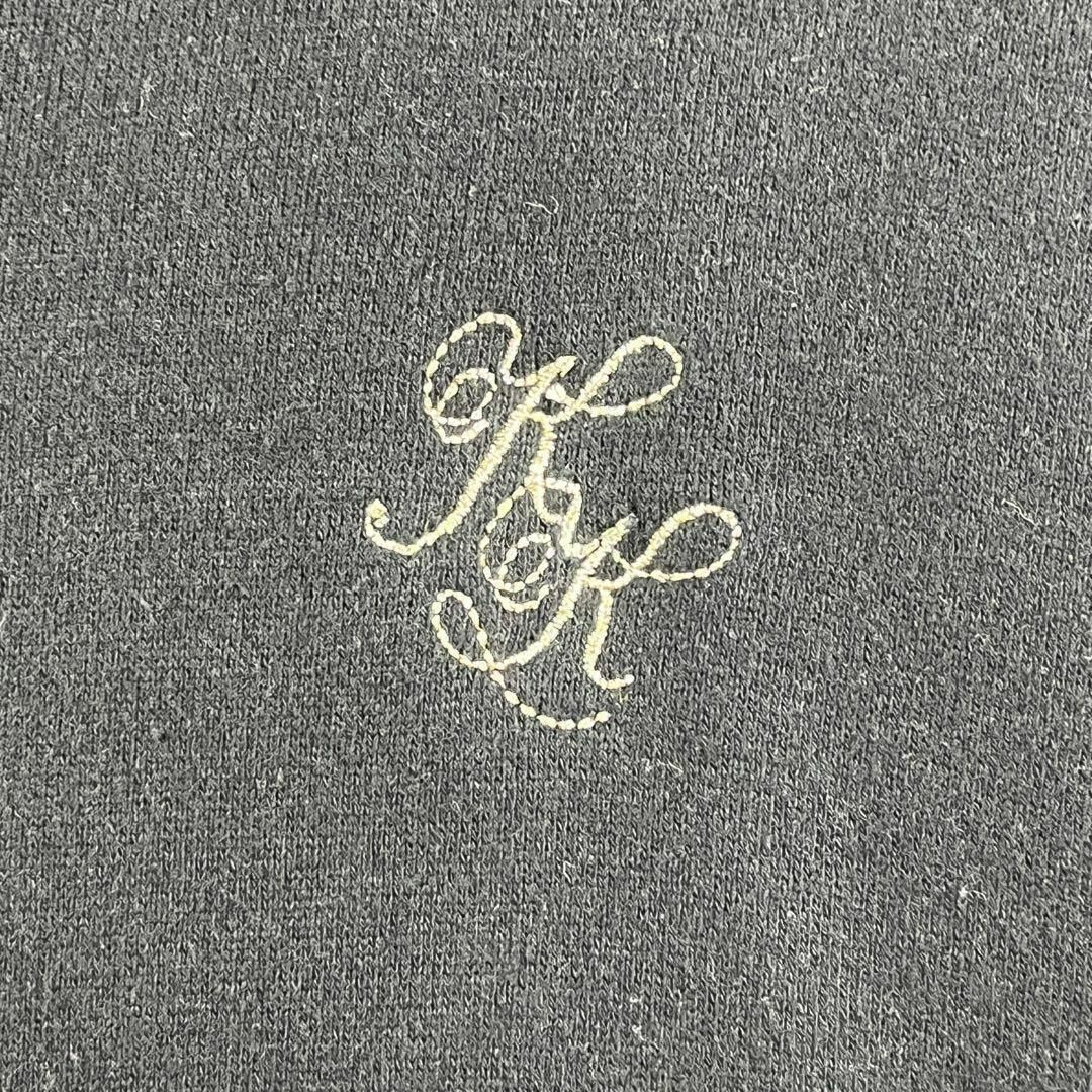 Karl Kani(カールカナイ)のカールカナイ プルオーバーパーカー 刺繍ロゴ バックプリント ブラック L メンズのトップス(パーカー)の商品写真