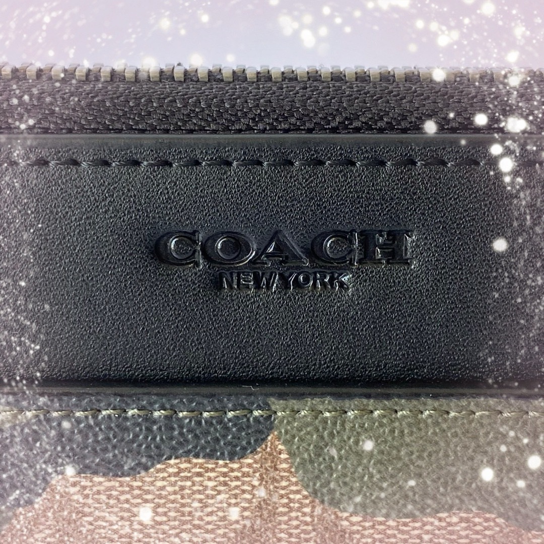 COACH 長財布 型番：87189シグネチャー カモフラージュ プリント 迷彩190g仕様本体