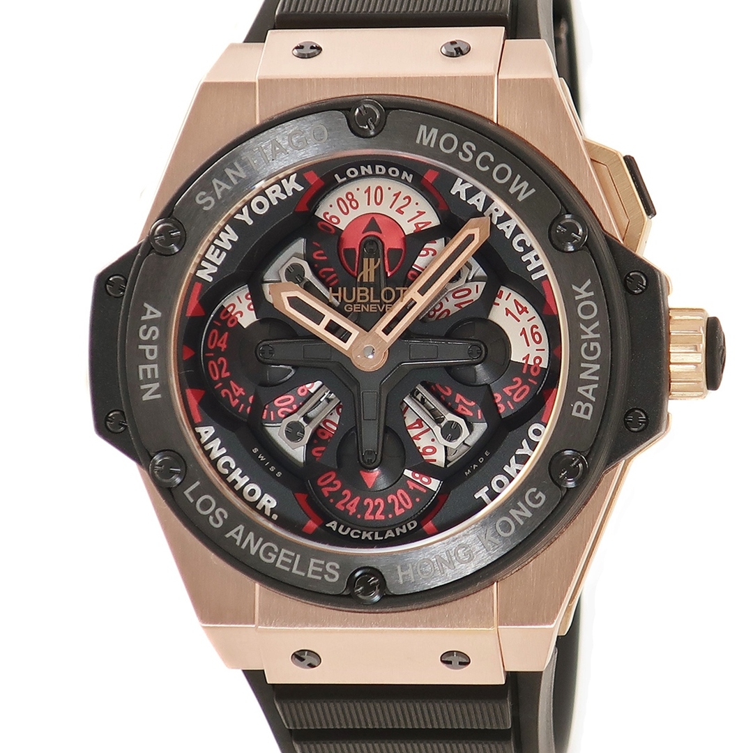 HUBLOT(ウブロ)のウブロ  キングパワー ウニコ GMT セラミック 771.OM.117 メンズの時計(腕時計(アナログ))の商品写真