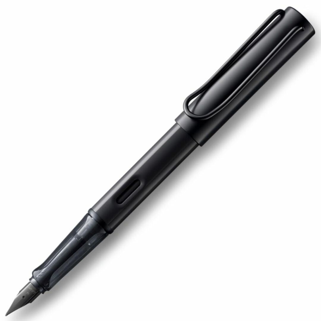 LAMY ラミー アルスター オールブラック 万年筆(EF) スチールペン先 Lアルミグリップ