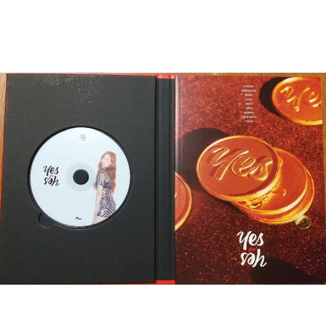 TWICE(トゥワイス)のtwice yes or yes cd エンタメ/ホビーのCD(K-POP/アジア)の商品写真
