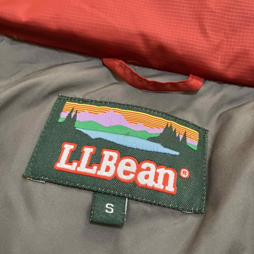 L.L.Bean(エルエルビーン)のL.L.Bean エルエルビーン　ダウンベスト　700FP  赤 Sサイズ メンズのジャケット/アウター(ダウンベスト)の商品写真