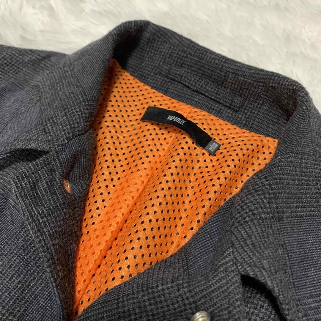 VAPORIZE(ヴェイパライズ)のヴェイパライズ ビームス コラボ ロングコート Mサイズ メンズのジャケット/アウター(ステンカラーコート)の商品写真