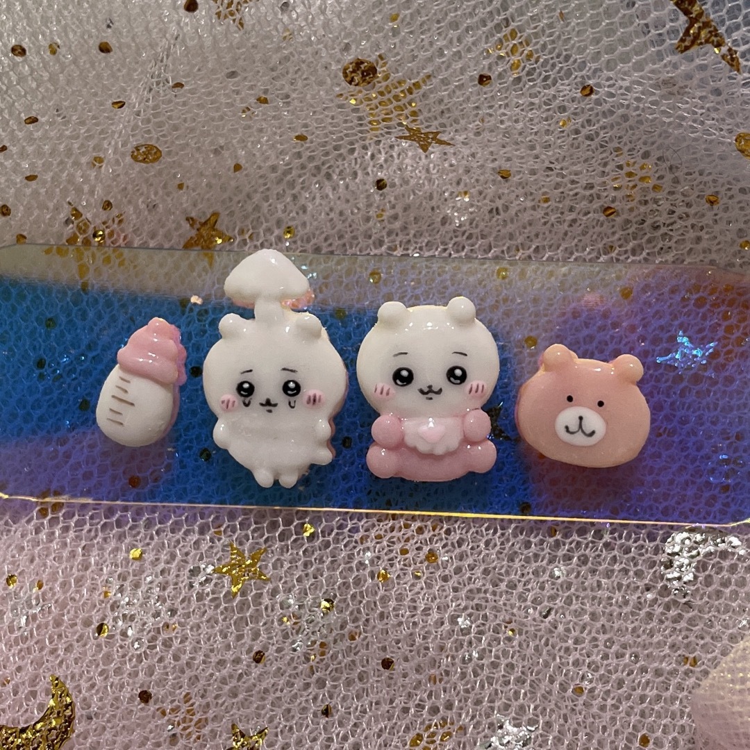 3dネイルパーツ ちいかわ モモンガ ハチワレ TWICE bt21 BTS  コスメ/美容のネイル(ネイル用品)の商品写真