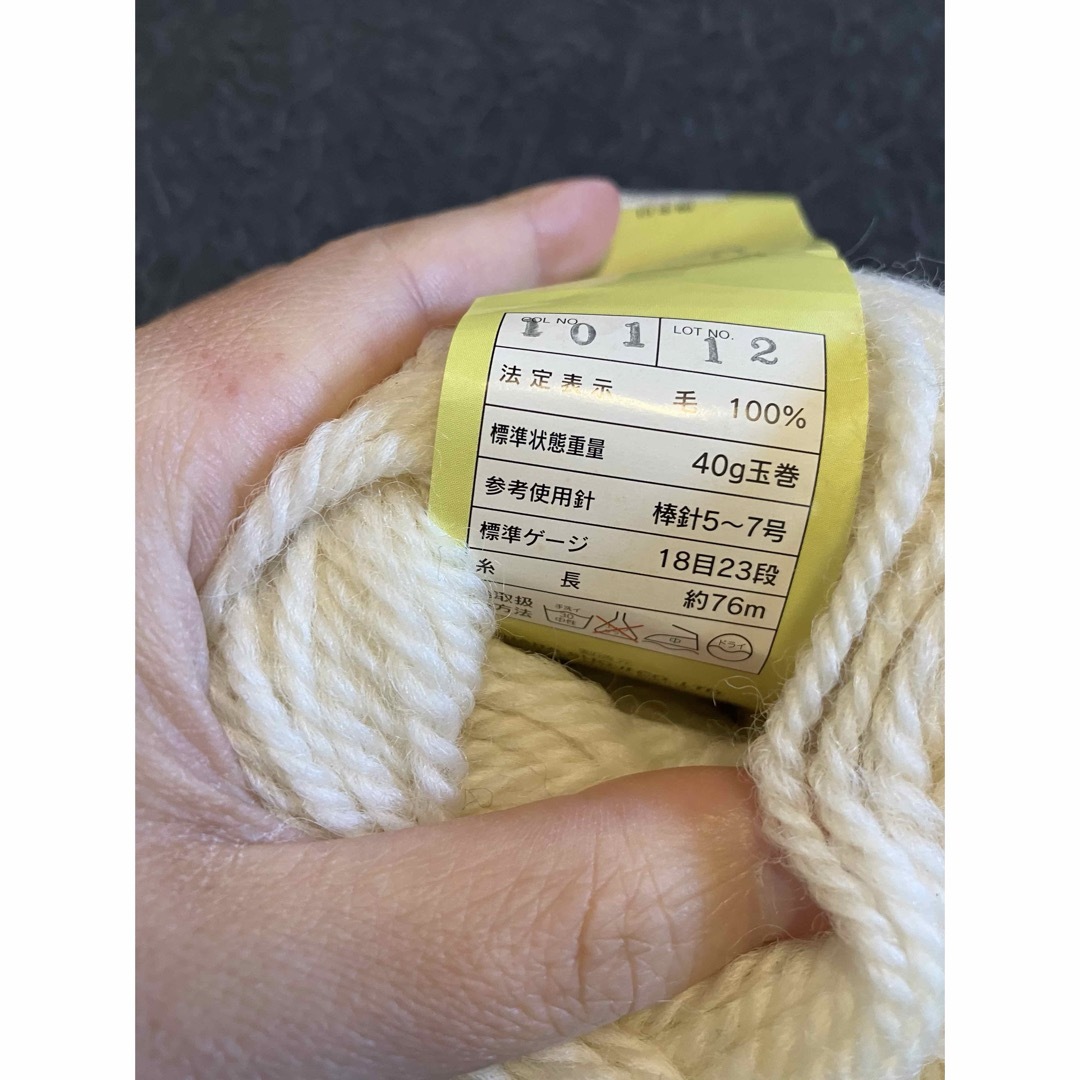 毛糸と編み棒セット ハンドメイドの素材/材料(生地/糸)の商品写真