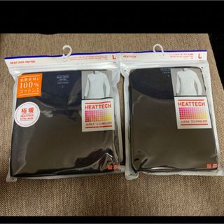 UNIQLO ヒートテック&極暖　ブラック　L(シャツ)