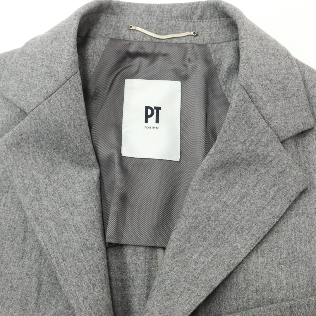 【新品】ピーティートリノ PT TORINO ウール 3B テーラードジャケット グレー【サイズ48】【メンズ】 メンズのジャケット/アウター(テーラードジャケット)の商品写真