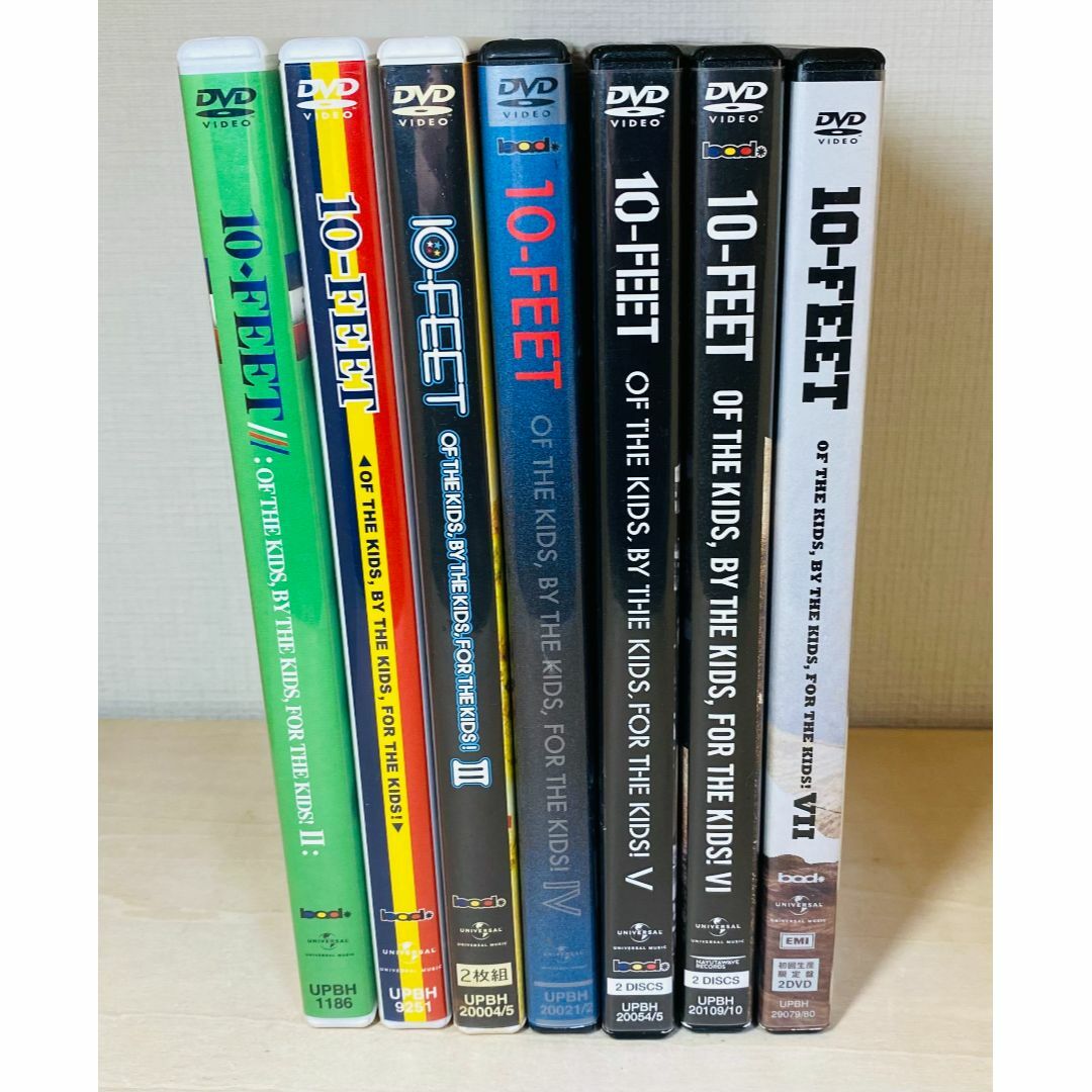 10-FEET ライブ DVD 7枚セット 1st～7th 初回限定盤