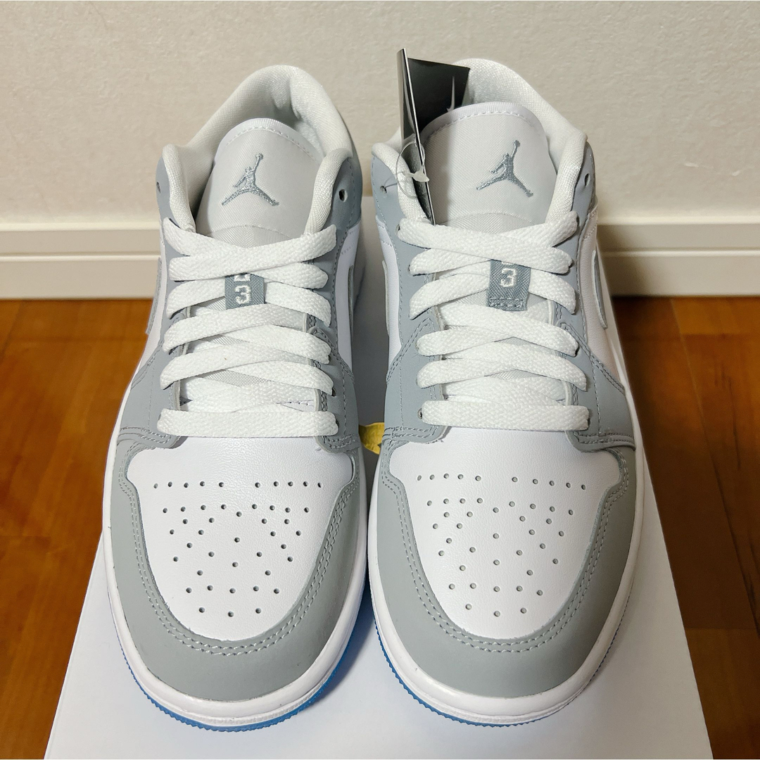 NIKE - AIR JORDAN 1 LOW エアジョーダン ウルフグレー 24.0cmの NIKE - AIR JORDAN 1 LOW エアジョーダン ウルフグレー 24.0cmの