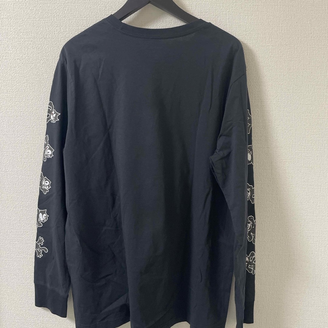 Levi's(リーバイス)の極美品　リーバイス　フェリックス　FELIX  ロンT 黒　長袖　ビッグE メンズのトップス(Tシャツ/カットソー(七分/長袖))の商品写真