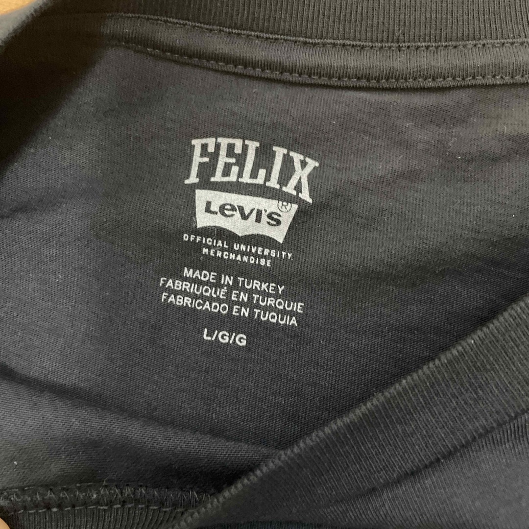 Levi's(リーバイス)の極美品　リーバイス　フェリックス　FELIX  ロンT 黒　長袖　ビッグE メンズのトップス(Tシャツ/カットソー(七分/長袖))の商品写真