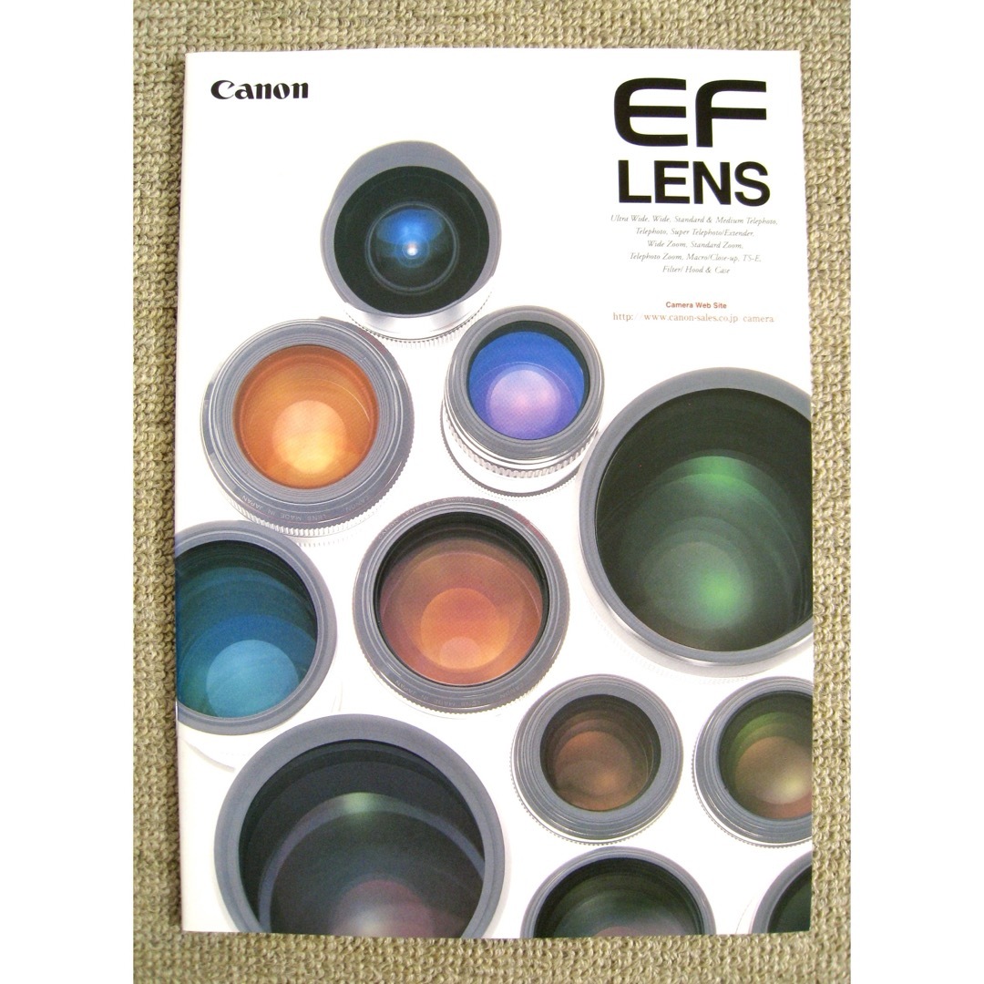 Canon(キヤノン)のキヤノン カタログ4冊「EOS-1n」「EOS5」「EF LENS」 スマホ/家電/カメラのスマホ/家電/カメラ その他(その他)の商品写真